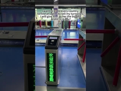 Güvenlik Tripod Döner Kapı Bariyer Kapı RFID Yüz Tanıma 304 Paslanmaz Çelik Döner