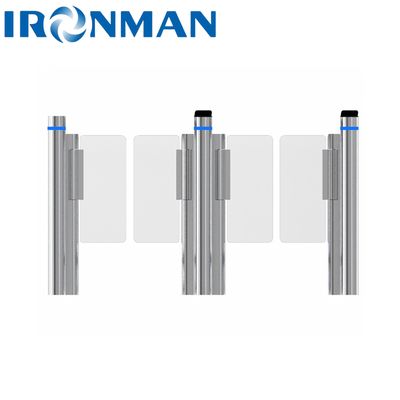 Kalite  Speed Gate Turnstile with 10mm Acrylic, Swing Turnstile For Hospitals / Hotels fabrika