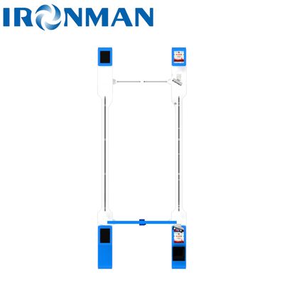 Kalite  SUS201 Stainless Steel AB Interlocking Turnstile - 10MM Tempered Glass Heavy-Duty Access Control fabrika