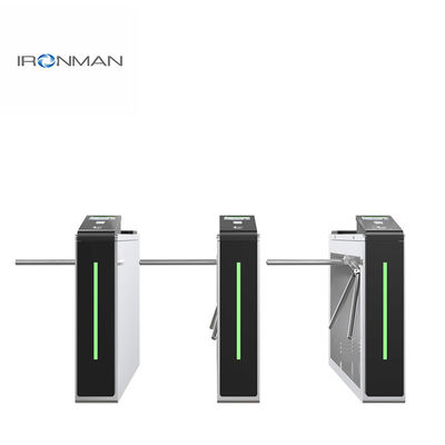 Güvenlik Tripod Döner Kapı Bariyer Kapı RFID Yüz Tanıma 304 Paslanmaz Çelik Döner