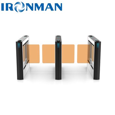 IM.XS02 Aluminum Alloy Swing Barrier Gate Turnstile For Office Building Security Gates