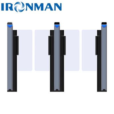 Güvenlik, erişim kontrol sistemi için otomatik çift kaydırmalı kapı Hız kapısı döner